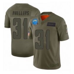Womens Los Angeles Chargers 31 Adrian Phillips Limited Camo 2019 Salute to Service Football Jersey