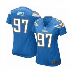 Womens Los Angeles Chargers 97 Joey Bosa Game Electric Blue Alternate Football Jersey