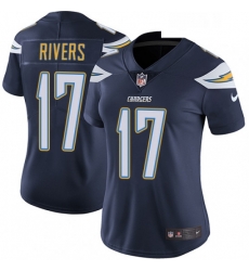 Womens Nike Los Angeles Chargers 17 Philip Rivers Elite Navy Blue Team Color NFL Jersey