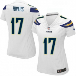 Womens Nike Los Angeles Chargers 17 Philip Rivers Game White NFL Jersey