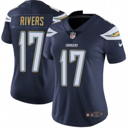 Womens Nike Los Angeles Chargers 17 Philip Rivers Navy Blue Team Color Vapor Untouchable Limited Player NFL Jersey