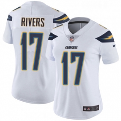 Womens Nike Los Angeles Chargers 17 Philip Rivers White Vapor Untouchable Limited Player NFL Jersey