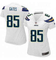 Womens Nike Los Angeles Chargers 85 Antonio Gates Game White NFL Jersey