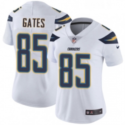 Womens Nike Los Angeles Chargers 85 Antonio Gates White Vapor Untouchable Limited Player NFL Jersey