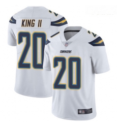 Chargers #20 Desmond King II White Youth Stitched Football Vapor Untouchable Limited Jersey