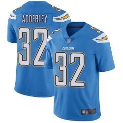 Chargers 32 Nasir Adderley Electric Blue Alternate Youth Stitched Football Vapor Untouchable Limited Jersey