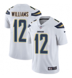 Nike Chargers #12 Mike Williams White Youth Stitched NFL Vapor Untouchable Limited Jersey