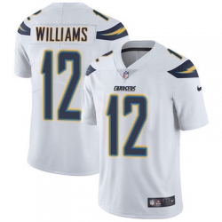 Nike Chargers #12 Mike Williams White Youth Stitched NFL Vapor Untouchable Limited Jersey