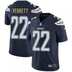 Nike Chargers #22 Jason Verrett Navy Blue Team Color Youth Stitched NFL Vapor Untouchable Limited Jersey