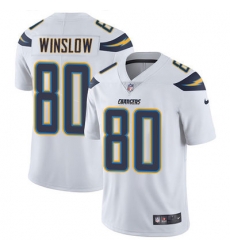 Nike Chargers #80 Kellen Winslow White Youth Stitched NFL Vapor Untouchable Limited Jersey