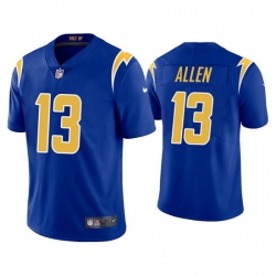 Youth Los Angeles Chargers 13 Keenan Allen Royal Vapor Untouchable Limited Stitched Jersey 