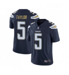 Youth Los Angeles Chargers 5 Tyrod Taylor Navy Blue Team Color Vapor Untouchable Limited Player Football Jersey