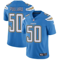 Youth Los Angeles Chargers #50 Hayes Pullard Electric Blue Jersey