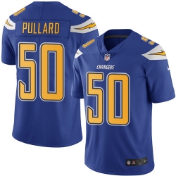 Youth Los Angeles Chargers #50 Hayes Pullard  Rush Jersey