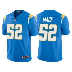 Youth Los Angeles Chargers 52 Khalil Mack Blue Vapor Untouchable Limited Stitched Jersey