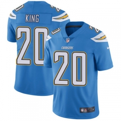 Youth Nike Chargers #20 Desmond King Electric Blue Alternate Stitched NFL Vapor Untouchable Limited Jersey