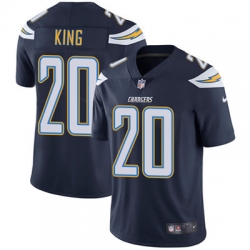 Youth Nike Chargers #20 Desmond King Navy Blue Team Color Stitched NFL Vapor Untouchable Limited Jersey