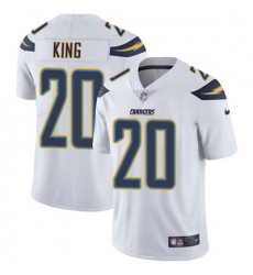 Youth Nike Chargers #20 Desmond King White Stitched NFL Vapor Untouchable Limited Jersey