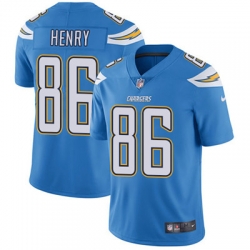 Youth Nike Chargers #86 Hunter Henry Electric Blue Alternate Stitched NFL Vapor Untouchable Limited Jersey