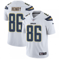 Youth Nike Chargers #86 Hunter Henry White Stitched NFL Vapor Untouchable Limited Jersey