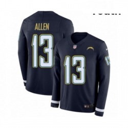 Youth Nike Los Angeles Chargers 13 Keenan Allen Limited Navy Blue Therma Long Sleeve NFL Jersey