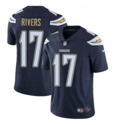 Youth Nike Los Angeles Chargers 17 Philip Rivers Navy Blue Team Color Vapor Untouchable Limited Player NFL Jersey