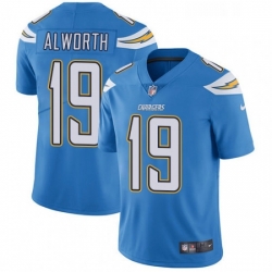 Youth Nike Los Angeles Chargers 19 Lance Alworth Electric Blue Alternate Vapor Untouchable Limited Player NFL Jersey