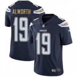 Youth Nike Los Angeles Chargers 19 Lance Alworth Elite Navy Blue Team Color NFL Jersey