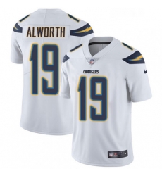 Youth Nike Los Angeles Chargers 19 Lance Alworth Elite White NFL Jersey