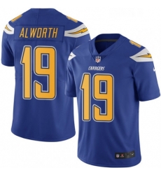 Youth Nike Los Angeles Chargers 19 Lance Alworth Limited Electric Blue Rush Vapor Untouchable NFL Jersey