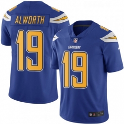 Youth Nike Los Angeles Chargers 19 Lance Alworth Limited Electric Blue Rush Vapor Untouchable NFL Jersey