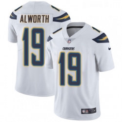Youth Nike Los Angeles Chargers 19 Lance Alworth White Vapor Untouchable Limited Player NFL Jersey
