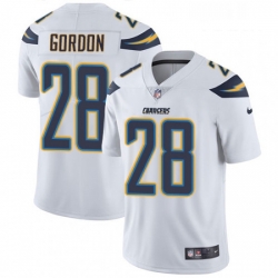 Youth Nike Los Angeles Chargers 28 Melvin Gordon Elite White NFL Jersey