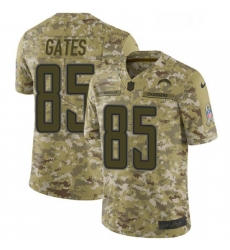 Youth Nike Los Angeles Chargers 85 Antonio Gates Limited Camo 2018 Salute to Service NFL Jersey