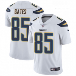 Youth Nike Los Angeles Chargers 85 Antonio Gates White Vapor Untouchable Limited Player NFL Jersey