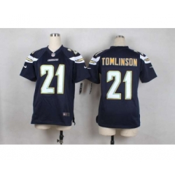 nike youth nfl jerseys san diego chargers 21 tomlinson blue[nike]