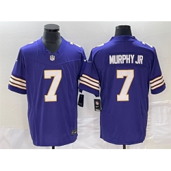 Men Minnesota Vikings 7 Byron Murphy Jr Purple 2023 F U S E Vapor Untouchable Limited Stitched Jersey