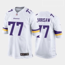 Men Minnesota Vikings Christian Darrisaw Purple White 2021 Draft Jersey