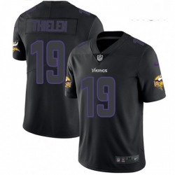 Mens Nike Minnesota Vikings 19 Adam Thielen Limited Black Rush Impact NFL Jersey