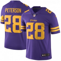 Mens Nike Minnesota Vikings 28 Adrian Peterson Limited Purple Rush Vapor Untouchable NFL Jersey
