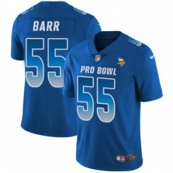 Mens Nike Minnesota Vikings 55 Anthony Barr Limited Royal Blue 2018 Pro Bowl NFL Jersey