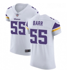 Mens Nike Minnesota Vikings 55 Anthony Barr White Vapor Untouchable Elite Player NFL Jersey