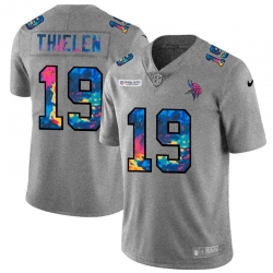 Minnesota Vikings 19 Adam Thielen Men Nike Multi Color 2020 NFL Crucial Catch NFL Jersey Greyheather