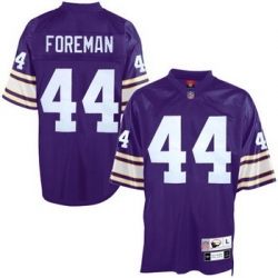 Minnesota Vikings 44 Chuck Foreman Purple Jerseys Throwback