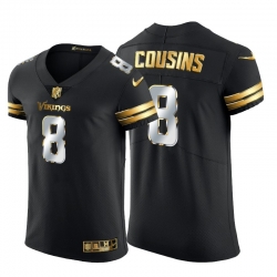 Minnesota Vikings 8 Kirk Cousins Men Nike Black Edition Vapor Untouchable Elite NFL Jersey