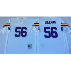 Mitchell&Ness Vikings 56 Chris Doleman White Throwback Stitched NFL Jersey