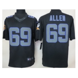 Nike Minnesota Vikings 69 Jared Allen Black Limited Impact NFL Jersey