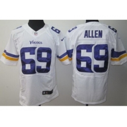 Nike Minnesota Vikings 69 Jared Allen White Elite NFL Jersey