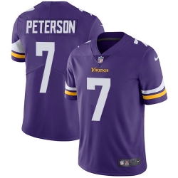 Nike Minnesota Vikings 7 Patrick Peterson Purple Team Color Men Stitched NFL Vapor Untouchable Limited Jersey