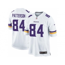 Nike Minnesota Vikings 84 Cordarrelle Patterson White Game NFL Jersey